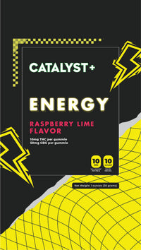 Catalyst *NAT'L* ENERGY Raspberry Lime Gummie 10 mg THC 50 mg CBG