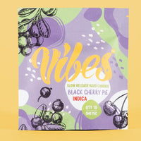 Vibes Indica Hard Candy Black Cherry Pie 5 mg THC