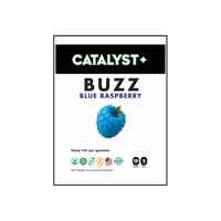 Catalyst BUZZ Blue Raspberry Gummie 10 mg THC