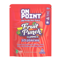 On Point 5 mg THC 25 mg CBD Fruit Punch Gummies