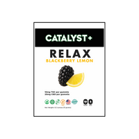 Catalyst RELAX Blackberry Lemon Gummie 10 mg THC 25 MG CBD