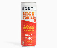 North Canna Co. 12 oz 10 mg HIGH TONICS Blood Orange Mango