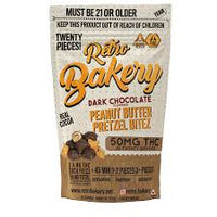 Retro Bakery 4 oz 50 mg Dark Chocolate & PB Pretzel Bites