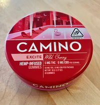 CAMINO "Excite" 5mg Sativa Gummies Wild Cherry