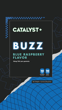 Catalyst *NAT'L* BUZZ Blue Raspberry Gummie 10 mg THC
