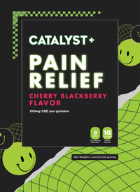 Catalyst *NAT'L* PAIN RELIEF  Cherry Blackberry Gummie 100 mg CBD