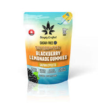 Simply Crafted Sugar Free Blackberry Lemonade Gummies 5:1 CBD to THC