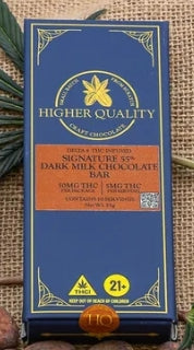 Higher Quality 50 mg THC Signature Dark Milk Chocolate Bar