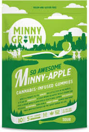 Minny Grown 5 mg Gummies Minny-Apple w/2.5 mg CBC and 2.5 mg CBG