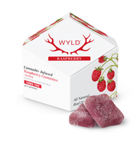 WYLD Gummmies Sativa "Active" Raspberry 10mgTHC