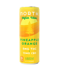 North Canna Co. 12 oz 5 & 10 Higher Vibes Pineapple Orange
