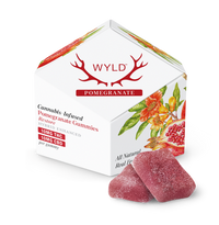 WYLD Gummies Hybrid "Restore" Pomegranate 10mgTHC 10mgCBD