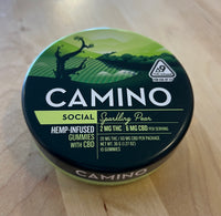 CAMINO "Social" 2mgTHC 6mgCBD Gummies Sparkling Pear
