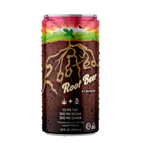 On Point Rooted Root Beer 10 mg THC plus Reishi & Chaga Beverage
