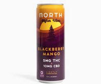North Canna Co. 12 oz 5 & 10 Higher Vibes Blackberry Mango