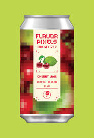 Flavor Pixels 12 oz Cherry Lime 10 mg THC / 10 mg CBG